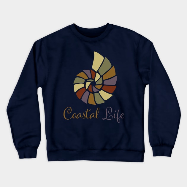 Coastal Life Nautilus Beach Wear Crewneck Sweatshirt by TGKelly